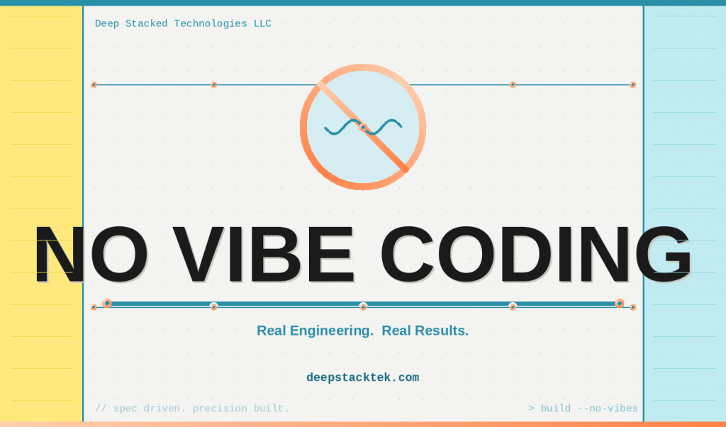 No Vibe Coding
